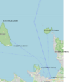 The map and some coordinates