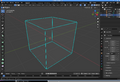 The imported cube has double nodes, and the color is strange.