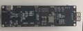 The battery shield from the back. The two leds1, L1 and L2 are in the middle of the board.