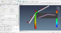 First part works, though the dimensions are totally wrong. In the inset is the Blender Edit mode image of the same part.