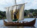 Viking long ship (snekkar).