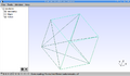 If the cube is exported as STL, then GMSH will work better (if not normals done).
