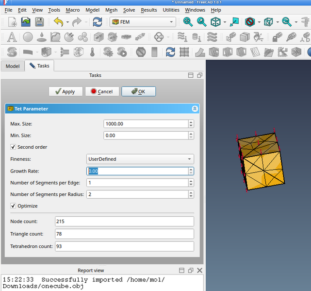 File:Cad mesh cube importedToFreeCAD meshed.png